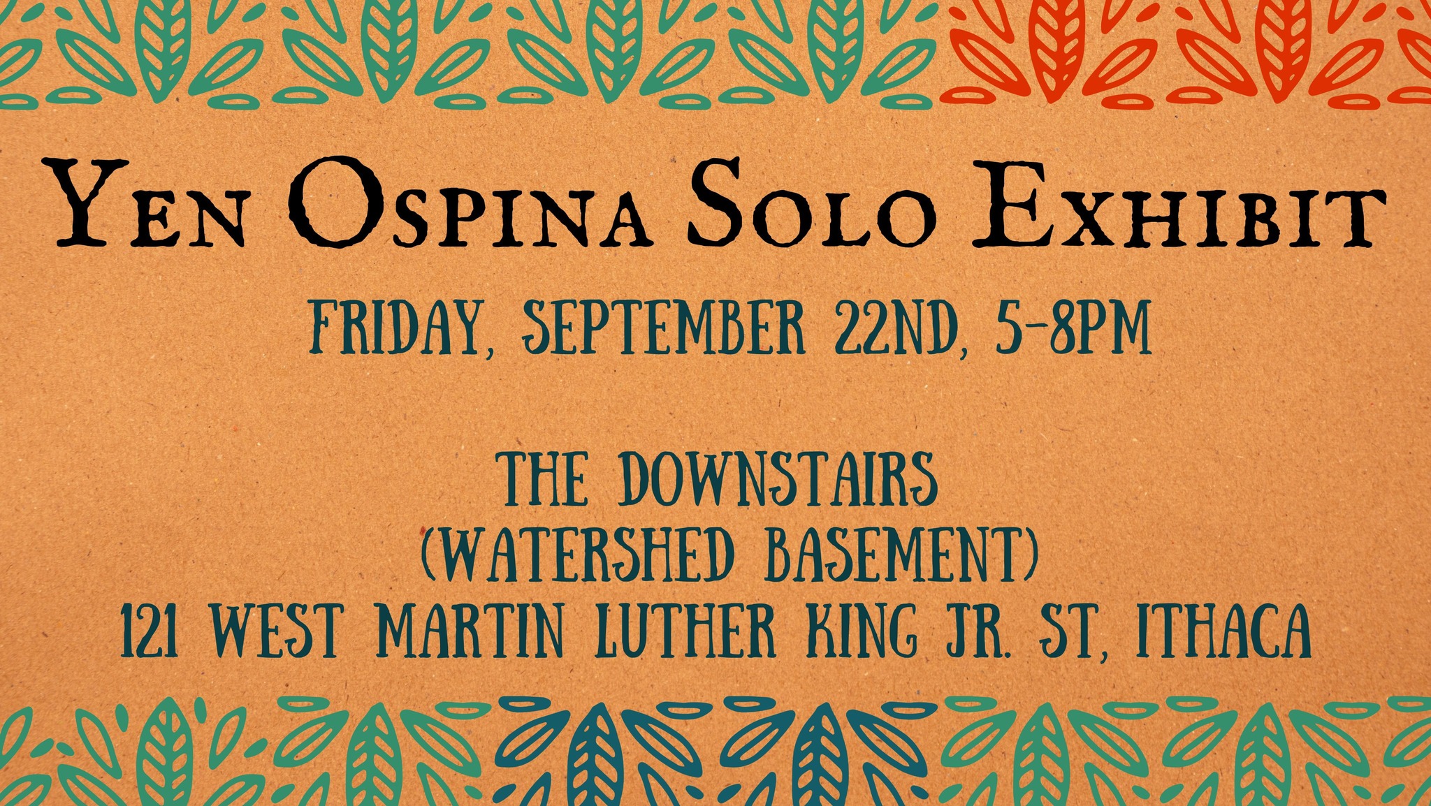 Yen Ospina Solo Exhibition Reception
