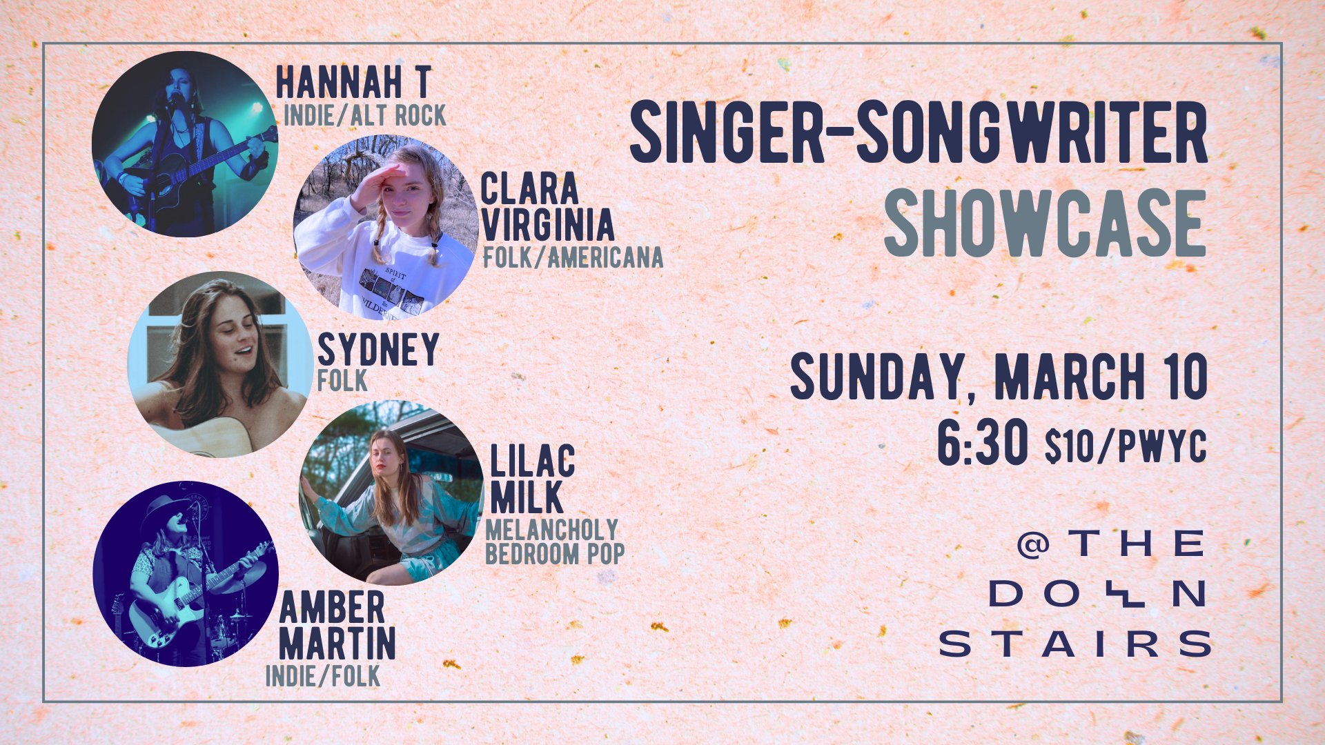 Singer-Songwriter Showcase