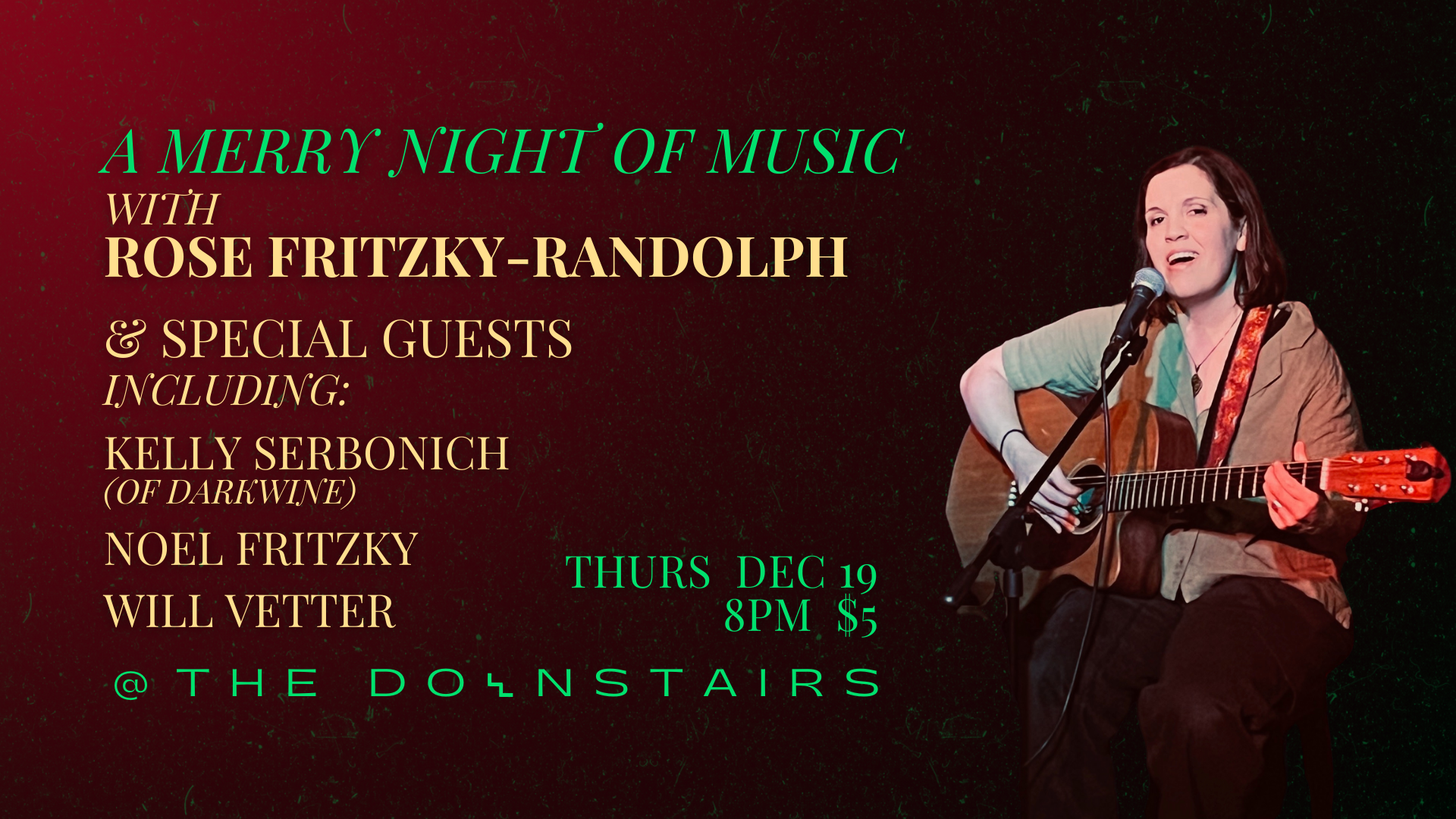 A Merry Night of Music w/ Rose Fritzky-Randolph & Special Guests